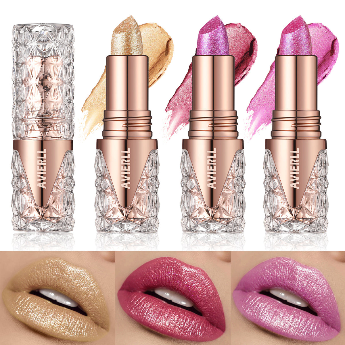Pearlescent Shimmer Lipstick