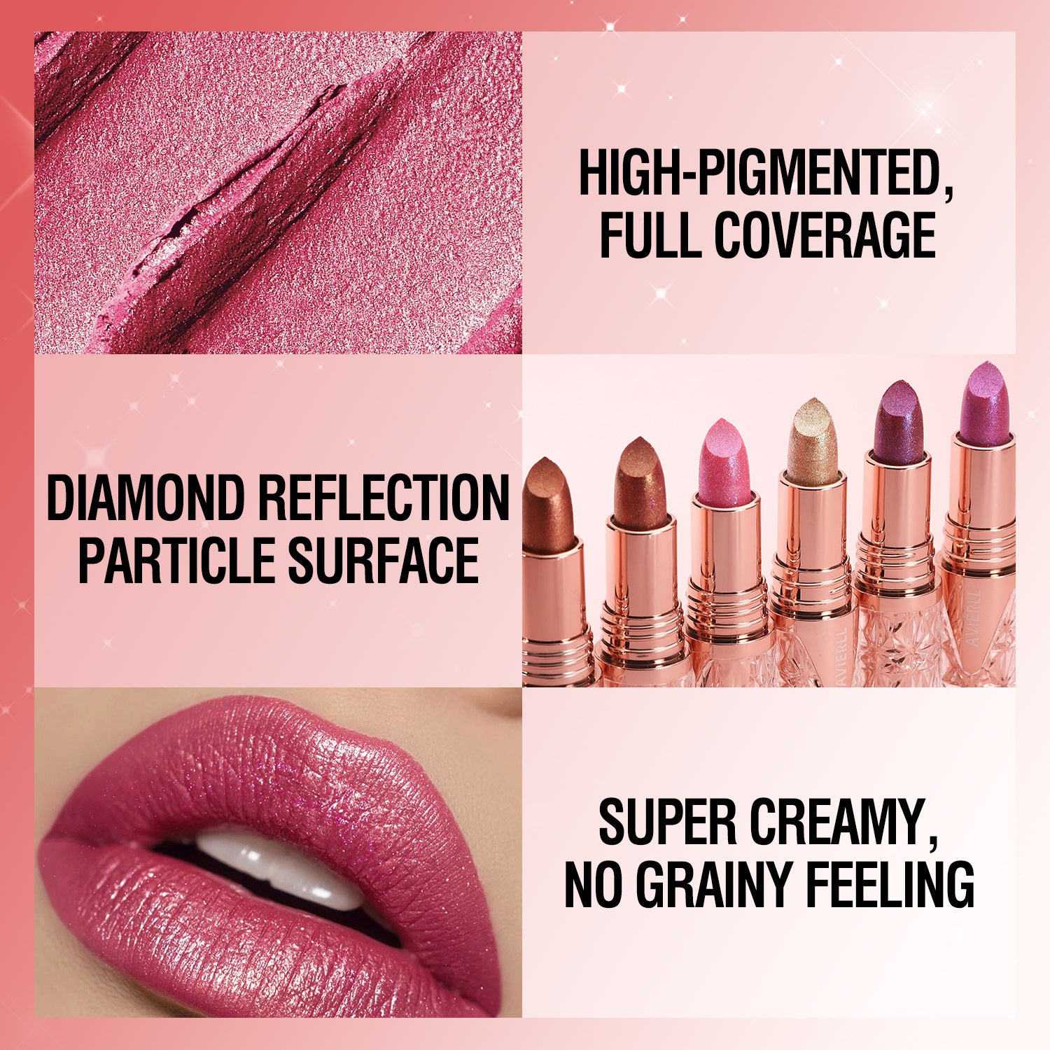 Pearlescent Shimmer Lipstick