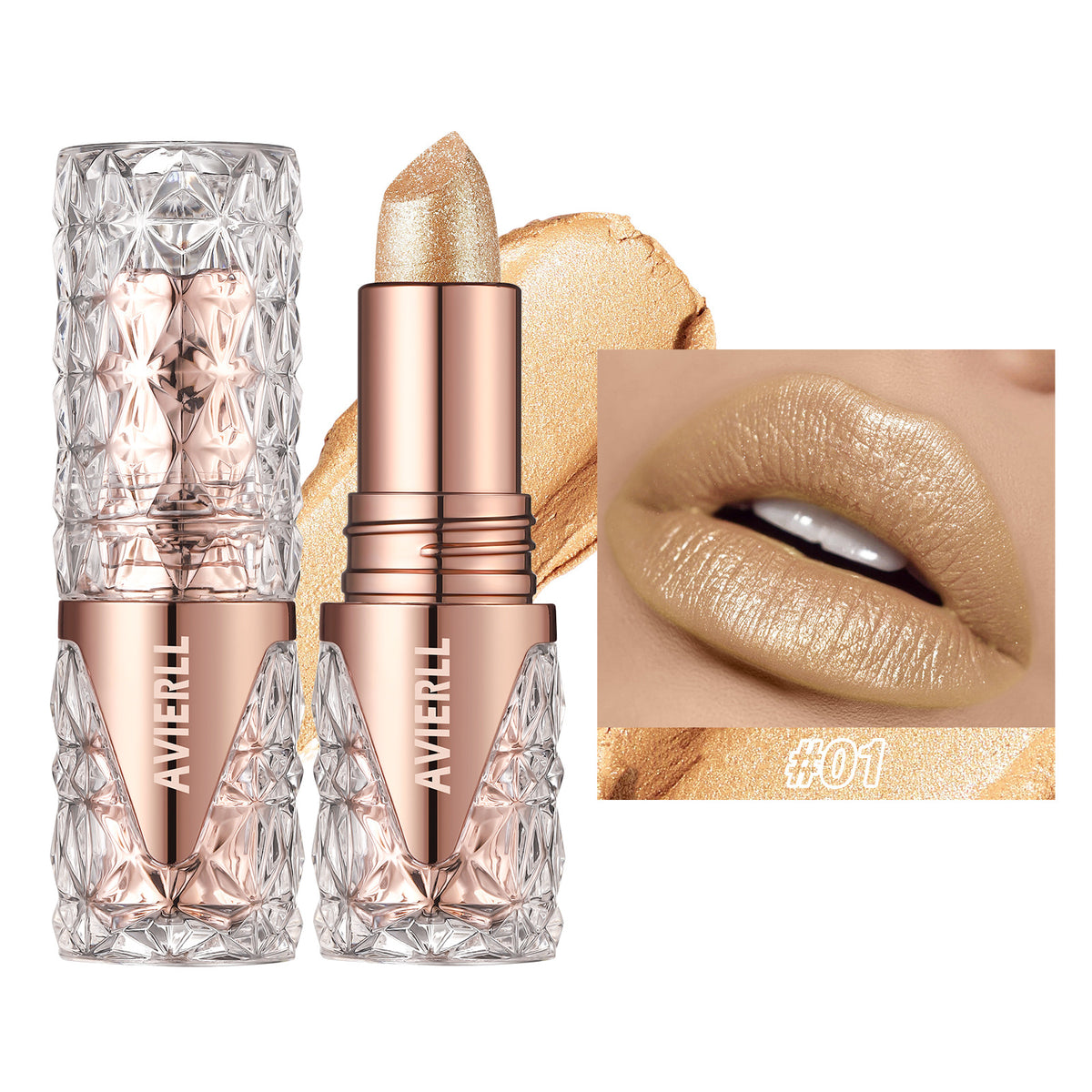Pearlescent Shimmer Lipstick