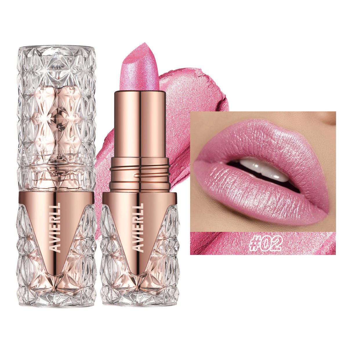 Pearlescent Shimmer Lipstick
