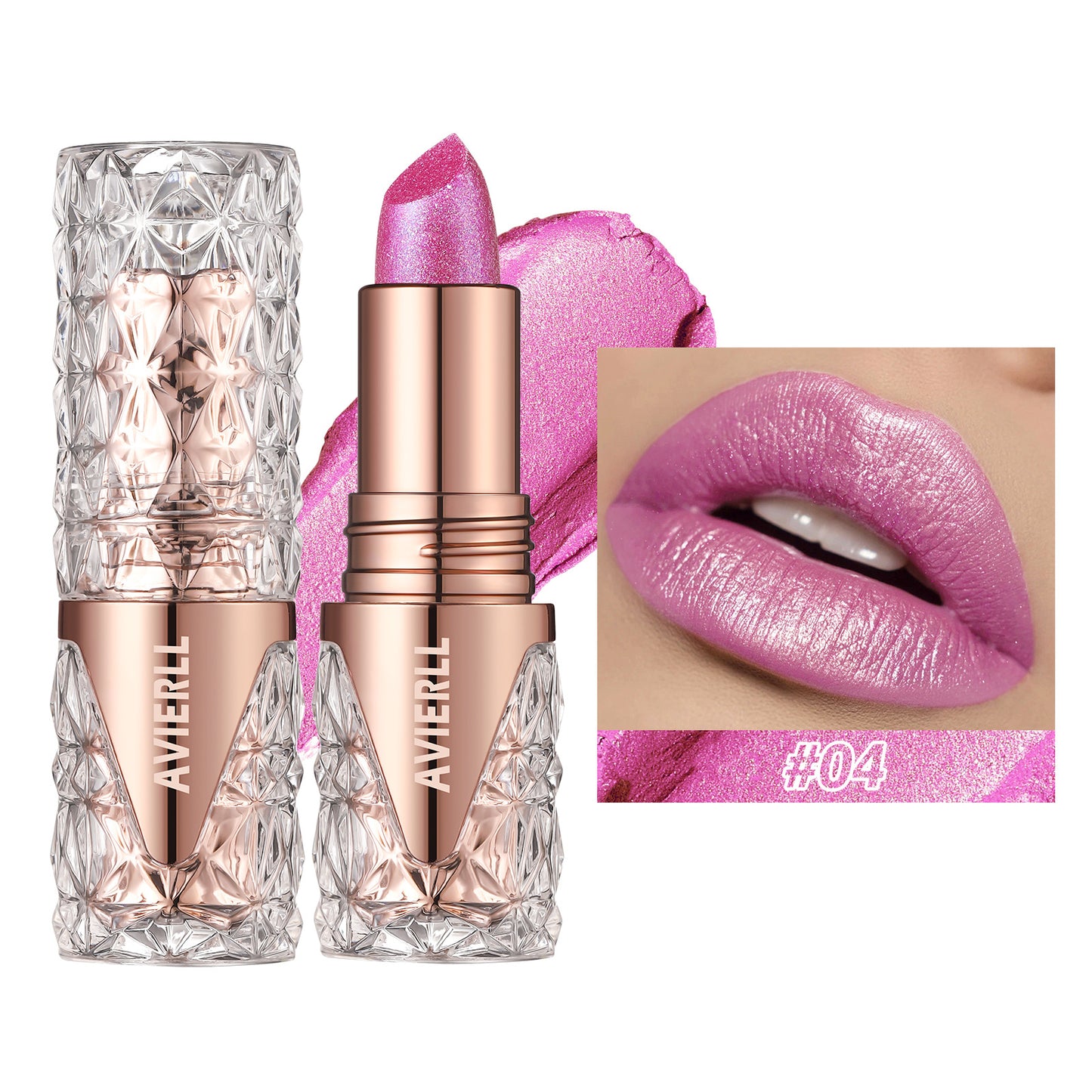 Pearlescent Shimmer Lipstick