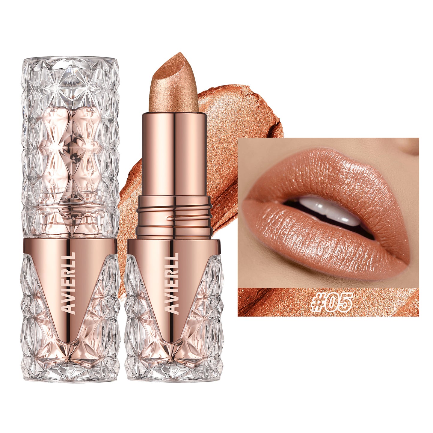 Pearlescent Shimmer Lipstick