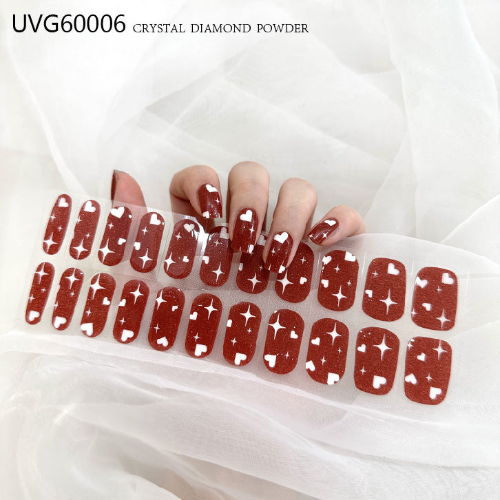 Pearlescent UV Gel Nail Stickers