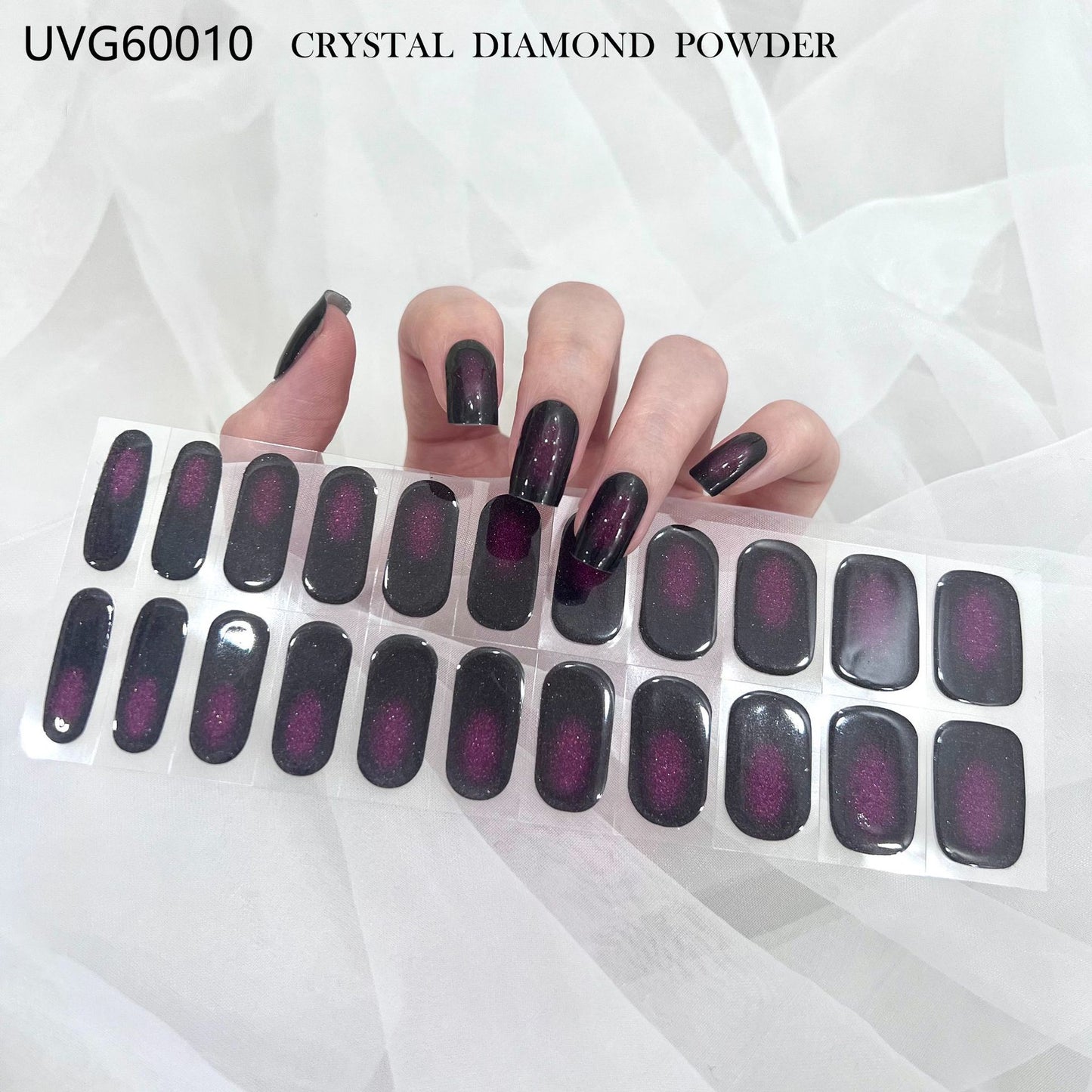 Pearlescent UV Gel Nail Stickers