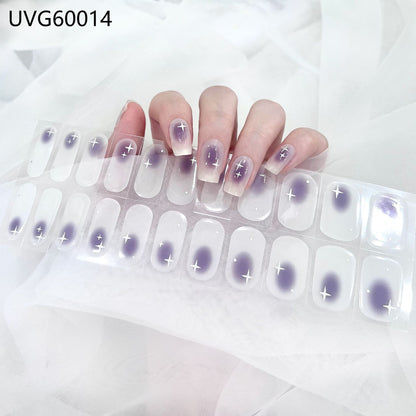 Pearlescent UV Gel Nail Stickers