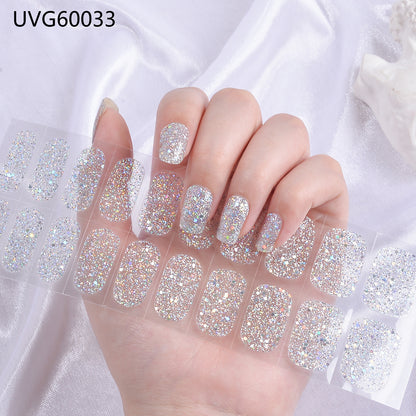 Pearlescent UV Gel Nail Stickers