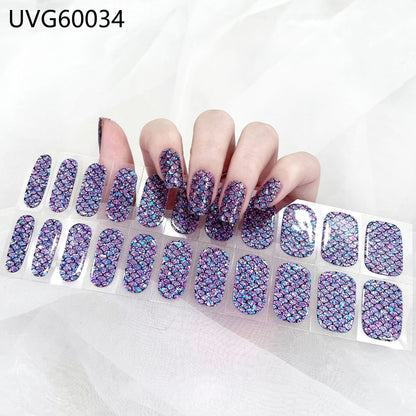Pearlescent UV Gel Nail Stickers