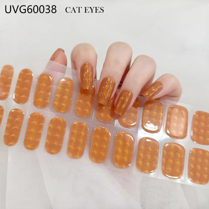 Pearlescent UV Gel Nail Stickers
