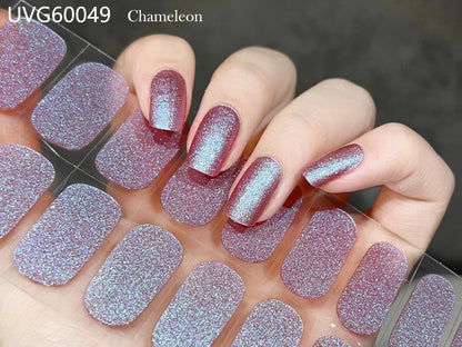 Pearlescent UV Gel Nail Stickers