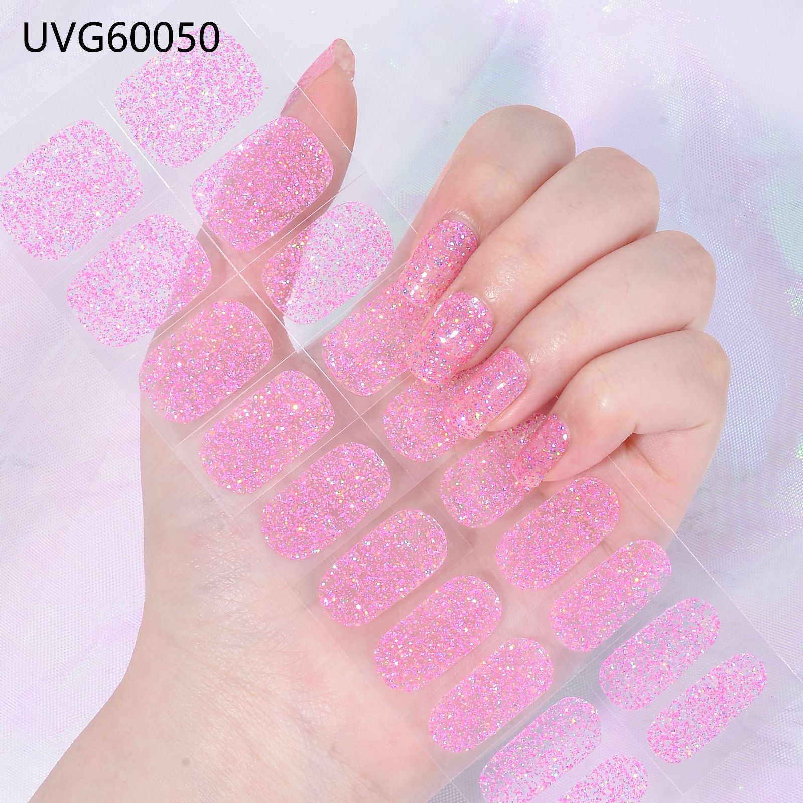 Pearlescent UV Gel Nail Stickers