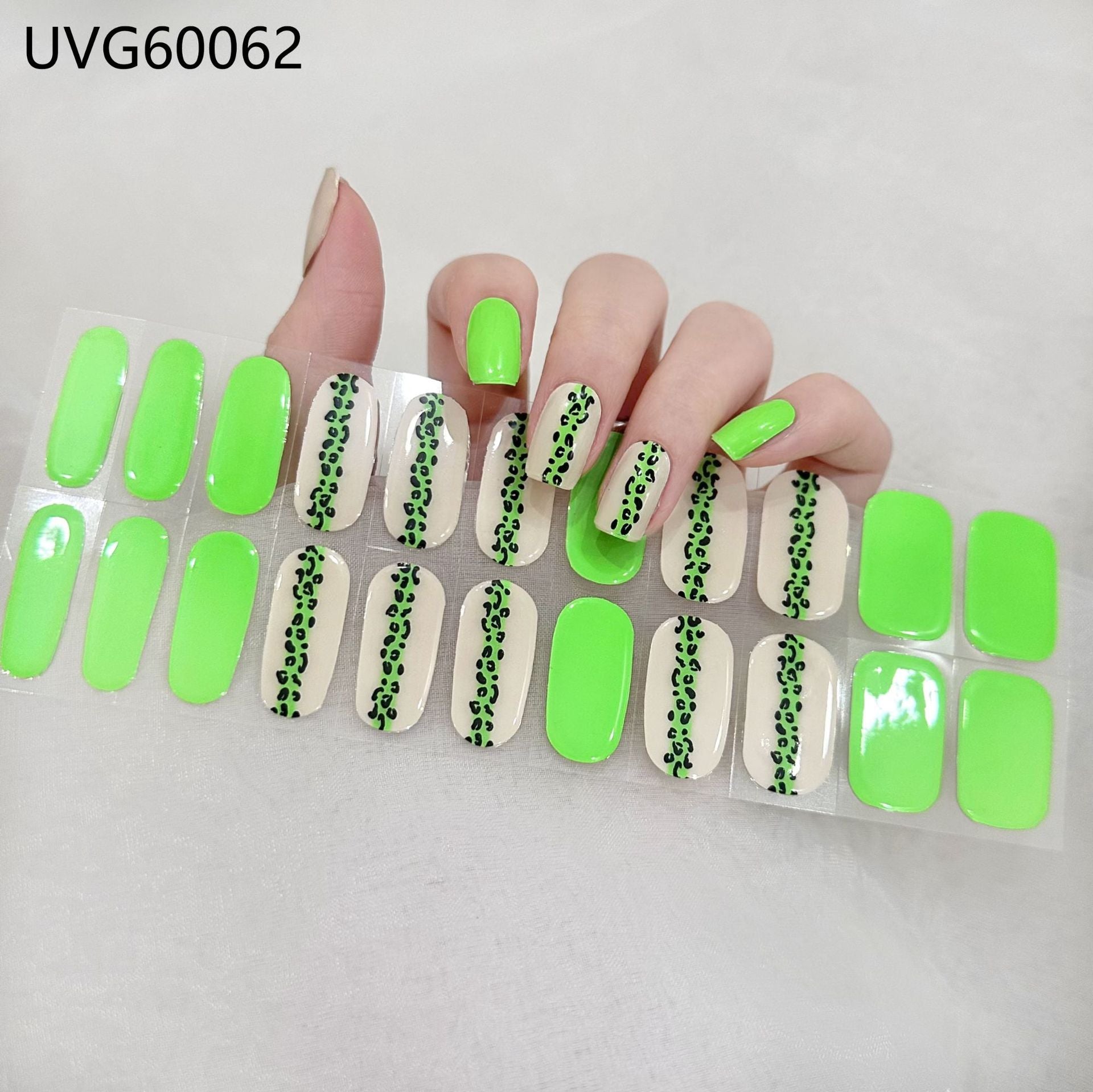 Pearlescent UV Gel Nail Stickers