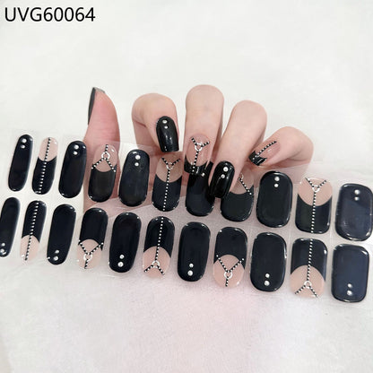 Pearlescent UV Gel Nail Stickers