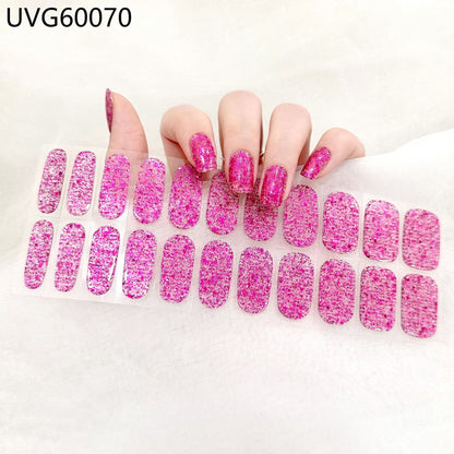Pearlescent UV Gel Nail Stickers