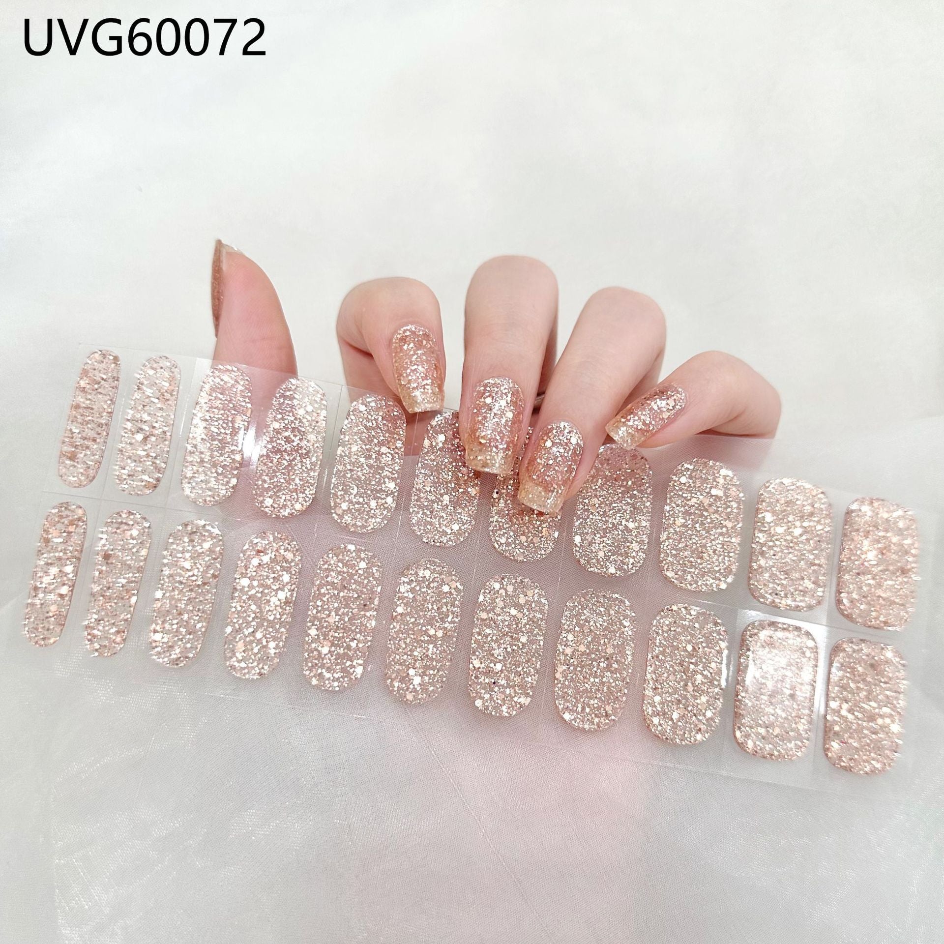 Pearlescent UV Gel Nail Stickers