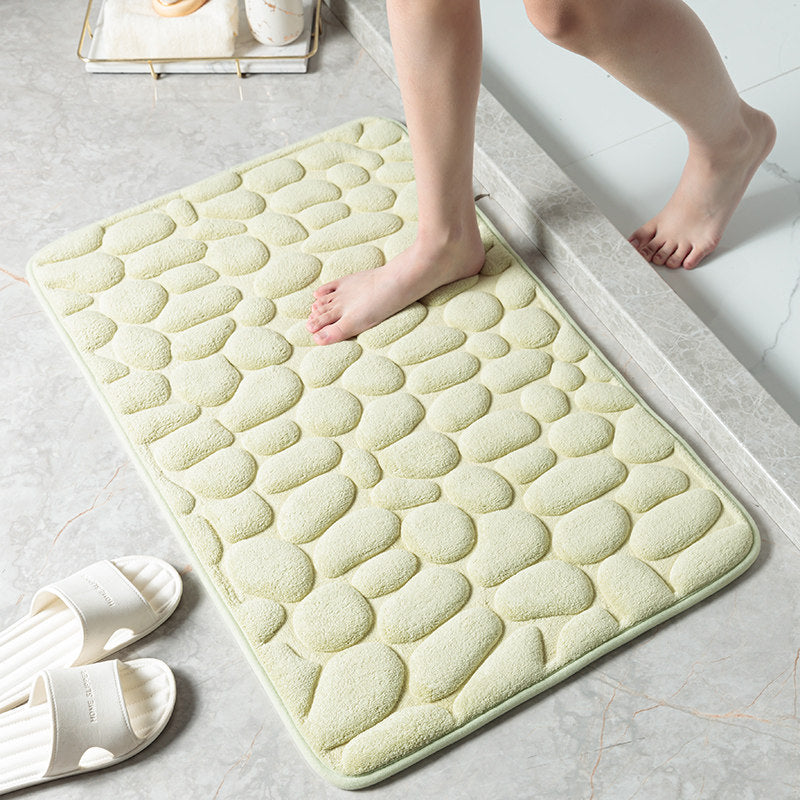 Pebble Bathroom Memory Foam Floor Mat