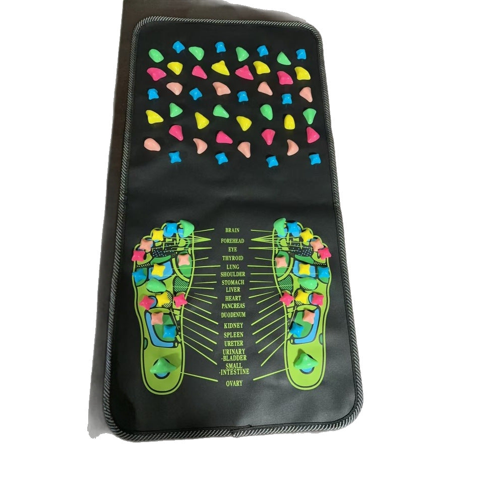 Pebble-like foot massager