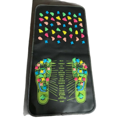 Pebble-like foot massager