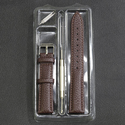 Pebbled Leather Watch Strap with Pin Buckle