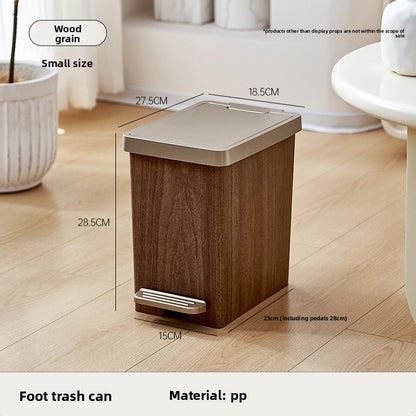 Pedal Operated Trash Bin with Lid