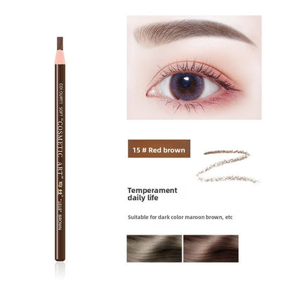 Peel-off, knife-free popular eyebrow pencil