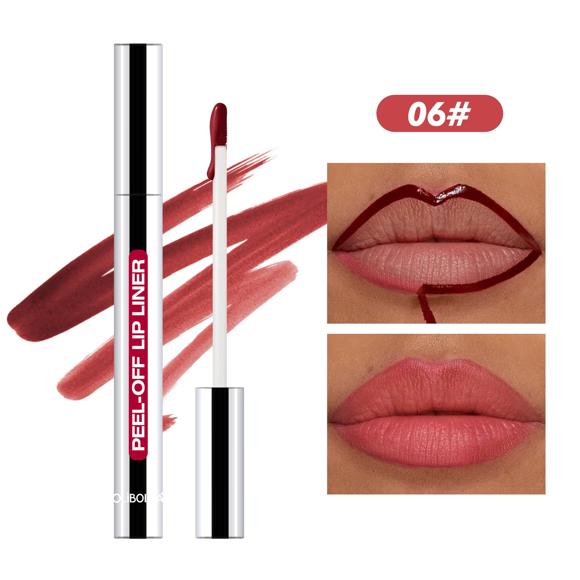 Peel-Off Lip Liner Moisturizing Long-Lasting