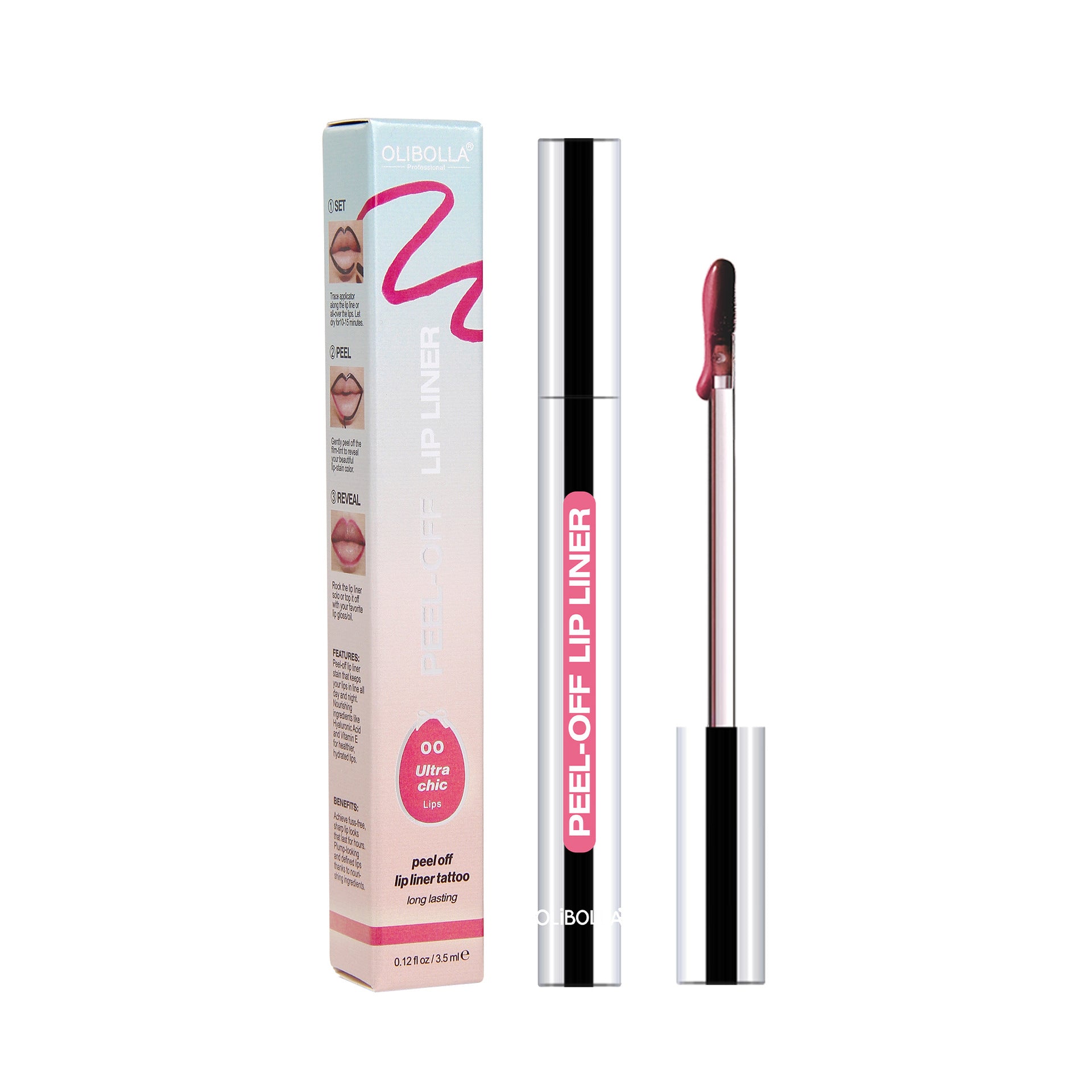Peel-Off Lip Liner Moisturizing Long-Lasting