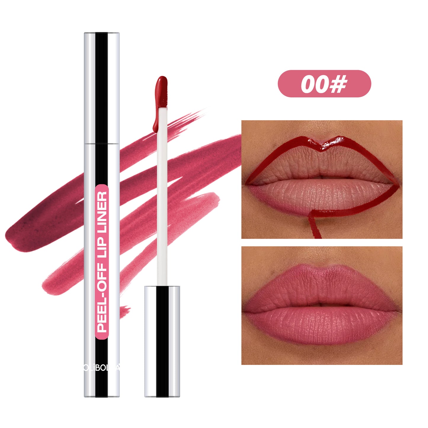 Peel-Off Lip Liner Moisturizing Long-Lasting