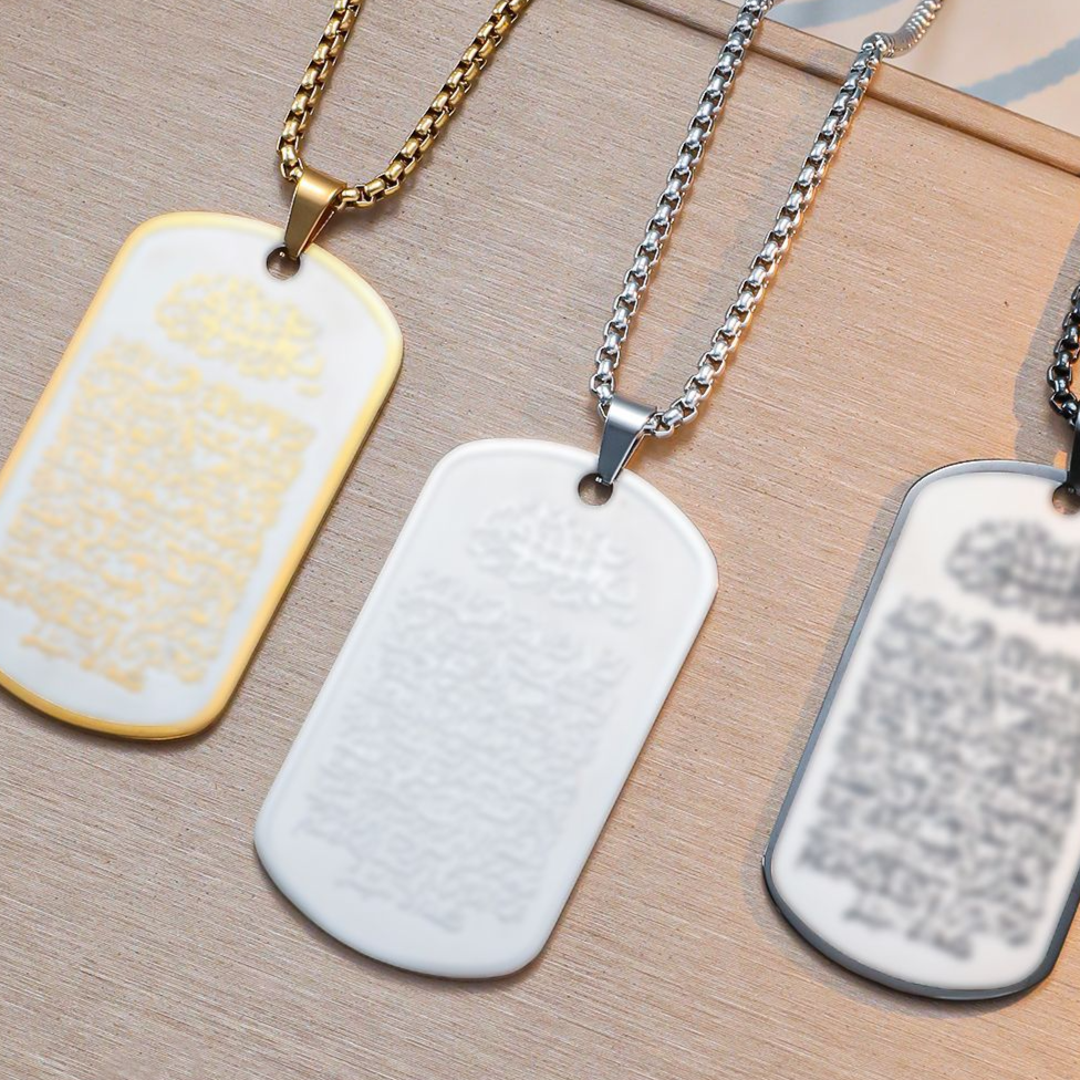 Pendant necklace, hip-hop style