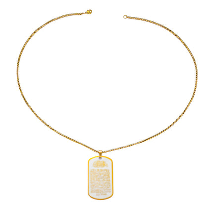 Pendant necklace, hip-hop style