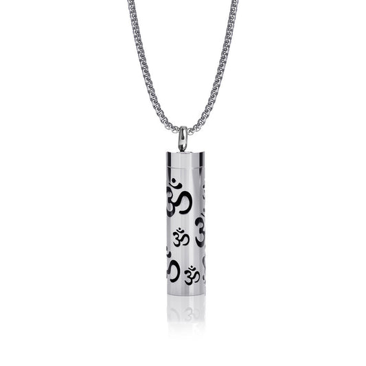 Pendant Perfume Essential Oil Stainless Steel Necklace