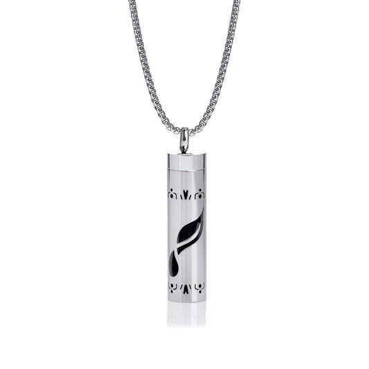 Pendant Perfume Essential Oil Stainless Steel Necklace