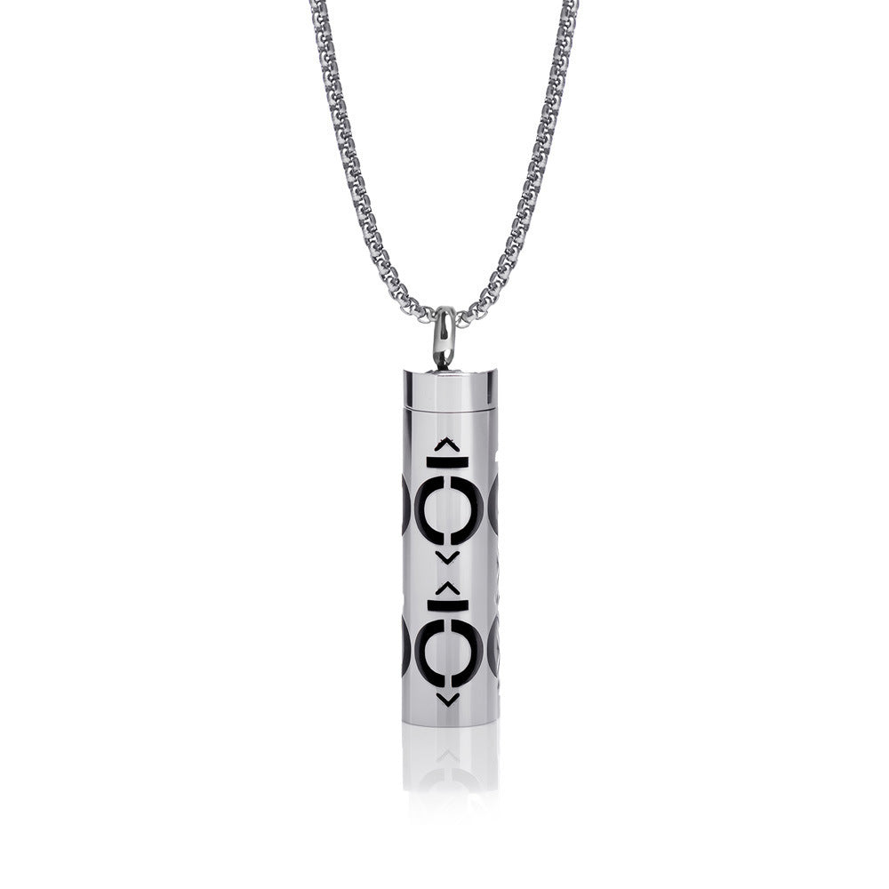 Pendant Perfume Essential Oil Stainless Steel Necklace