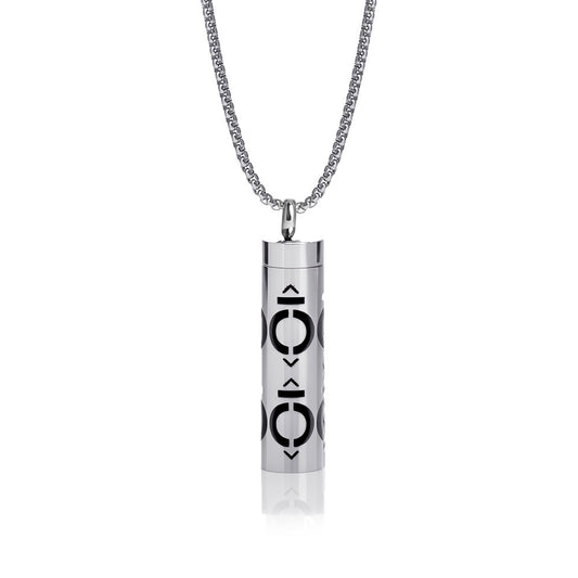 Pendant Perfume Essential Oil Stainless Steel Necklace