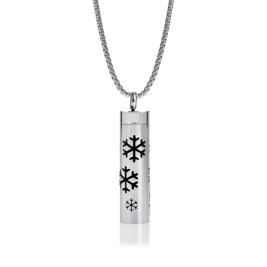 Pendant Perfume Essential Oil Stainless Steel Necklace