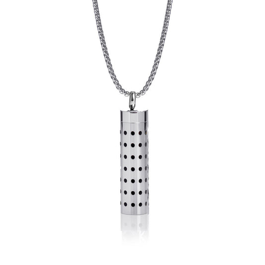 Pendant Perfume Essential Oil Stainless Steel Necklace