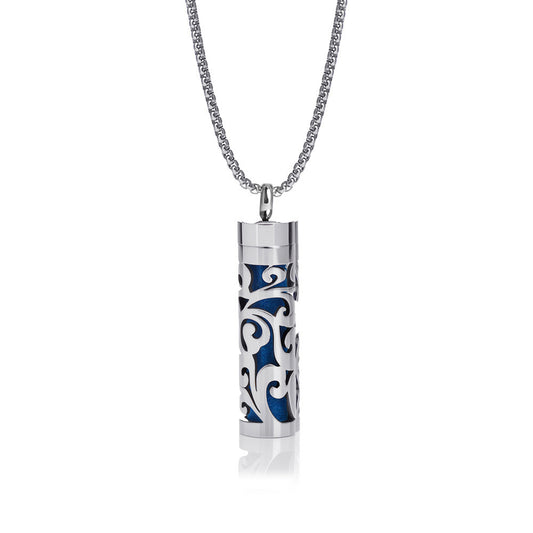 Pendant Perfume Essential Oil Stainless Steel Necklace