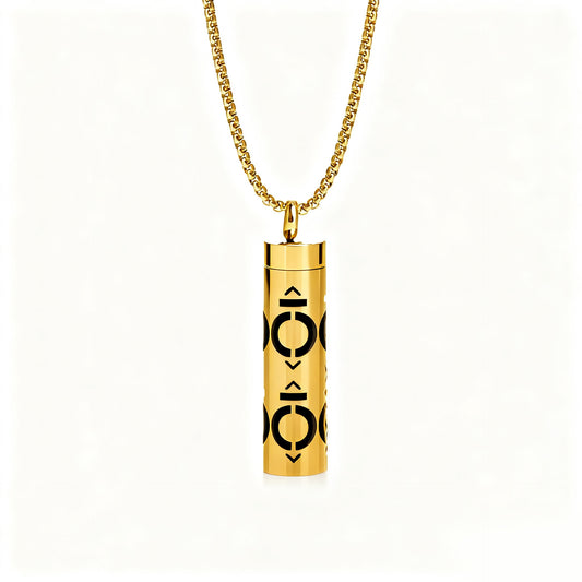 Pendant Perfume Essential Oil Stainless Steel Necklace