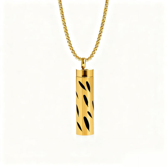 Pendant Perfume Essential Oil Stainless Steel Necklace