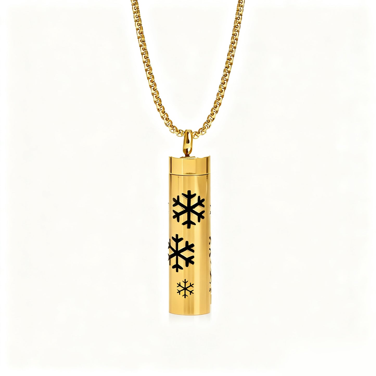 Pendant Perfume Essential Oil Stainless Steel Necklace