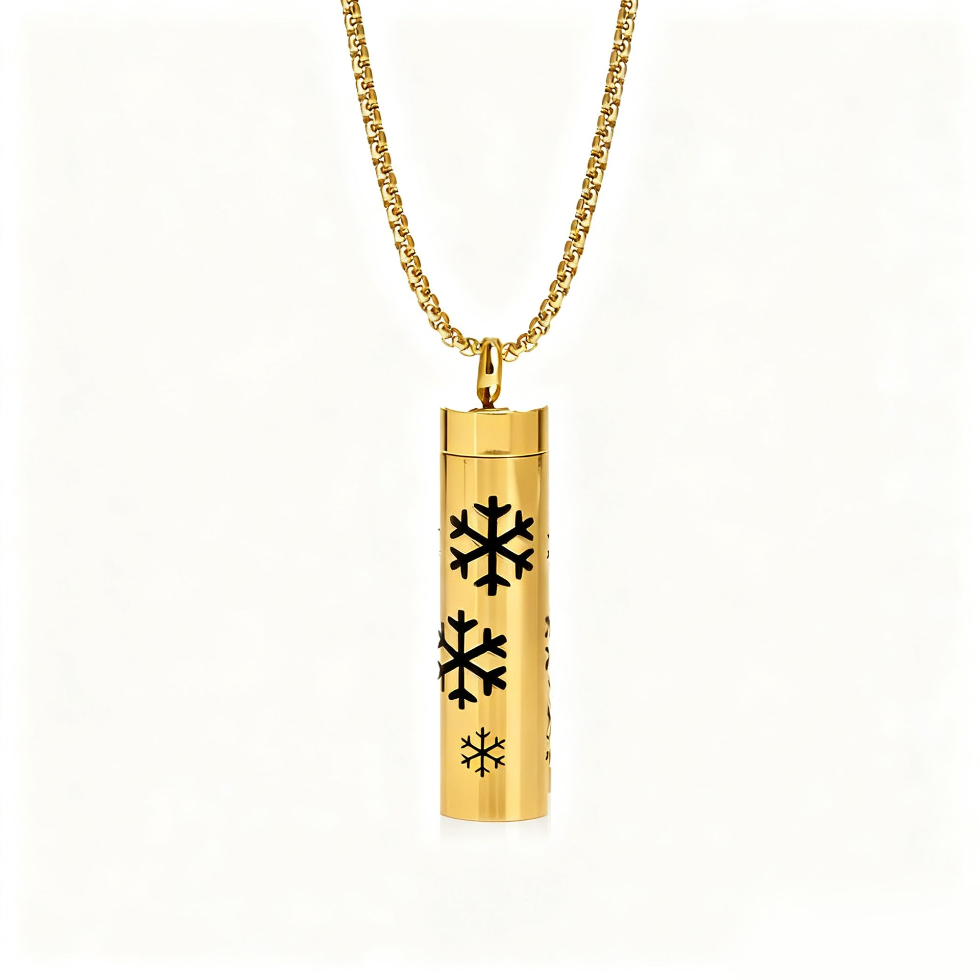 Pendant Perfume Essential Oil Stainless Steel Necklace