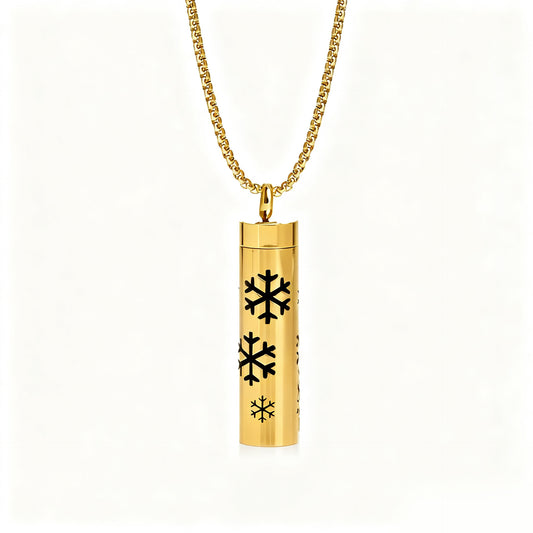 Pendant Perfume Essential Oil Stainless Steel Necklace