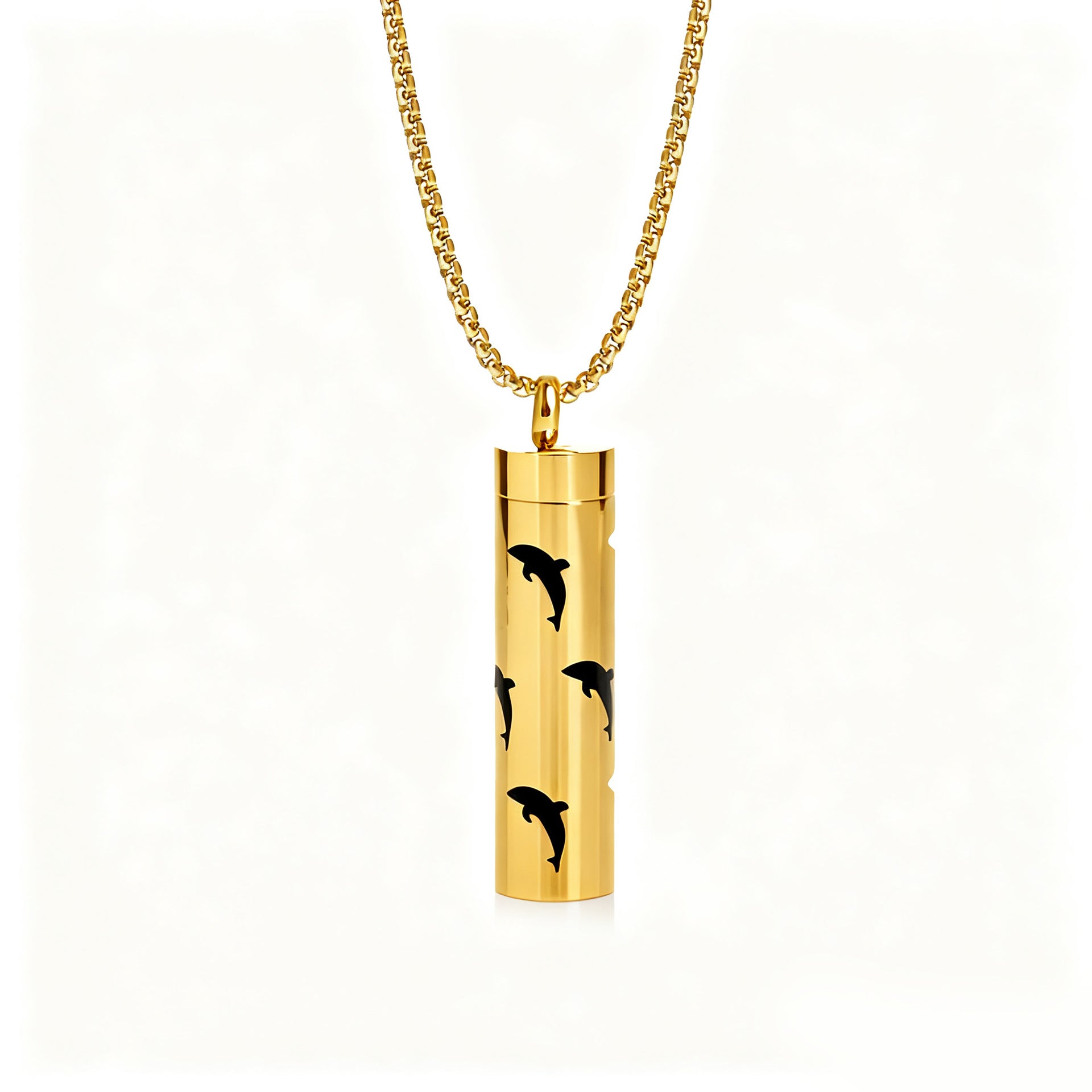 Pendant Perfume Essential Oil Stainless Steel Necklace