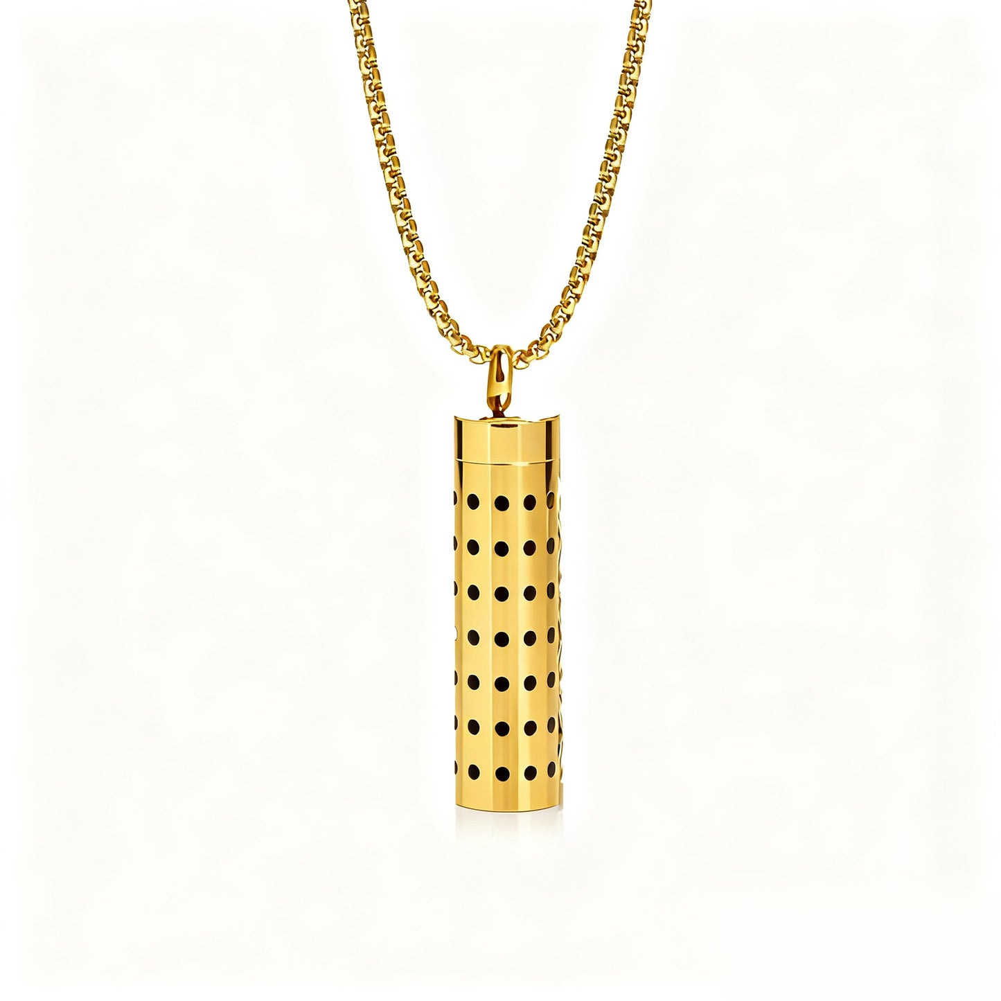 Pendant Perfume Essential Oil Stainless Steel Necklace