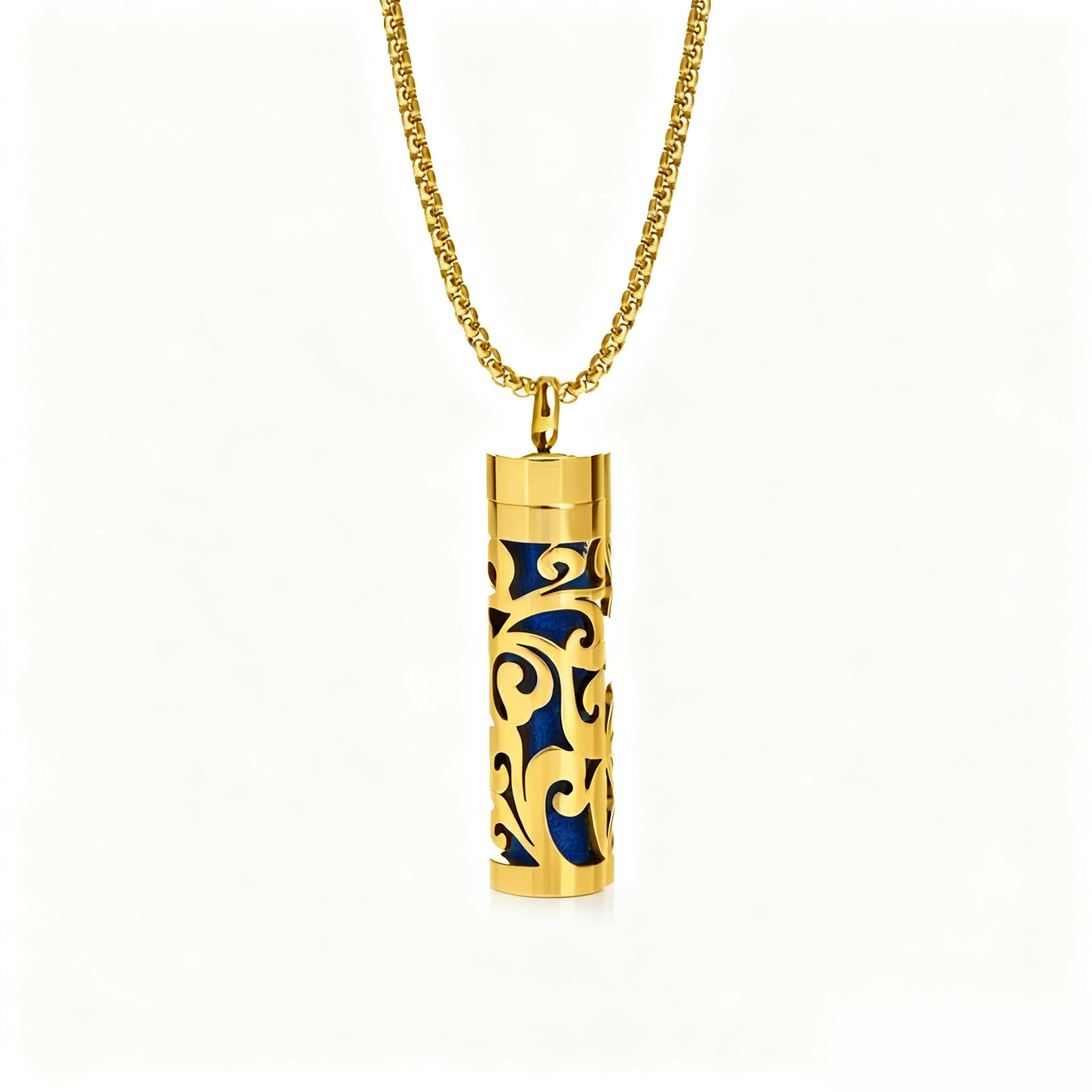 Pendant Perfume Essential Oil Stainless Steel Necklace