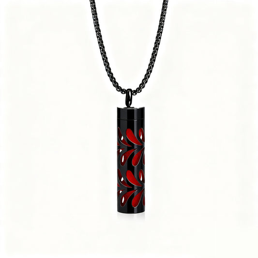Pendant Perfume Essential Oil Stainless Steel Necklace