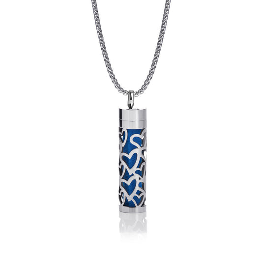Pendant Perfume Essential Oil Stainless Steel Necklace