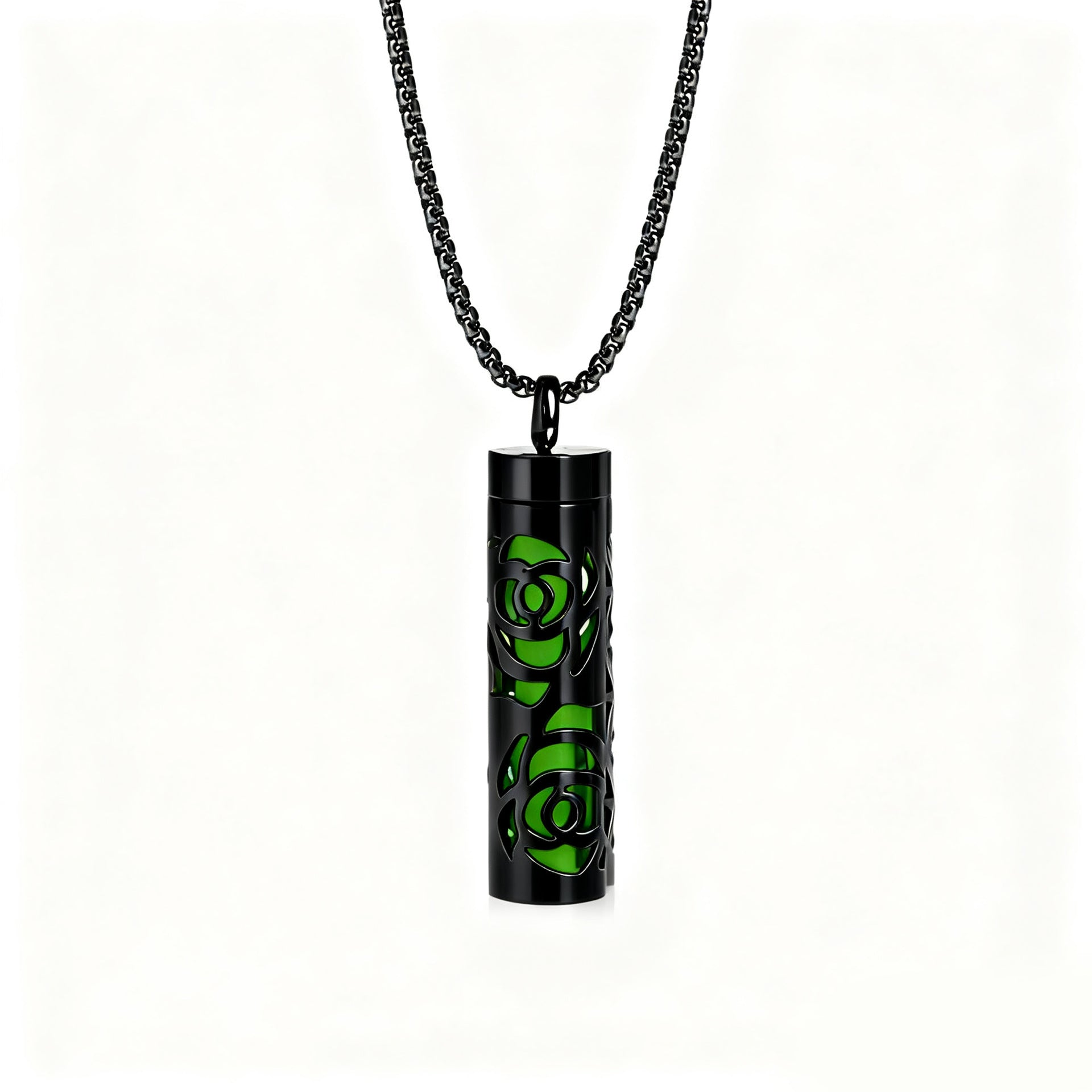 Pendant Perfume Essential Oil Stainless Steel Necklace