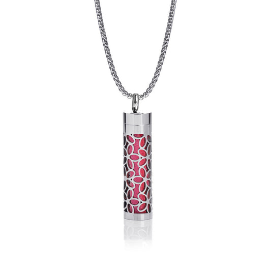 Pendant Perfume Essential Oil Stainless Steel Necklace