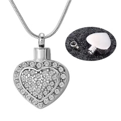 Silver heart pendant