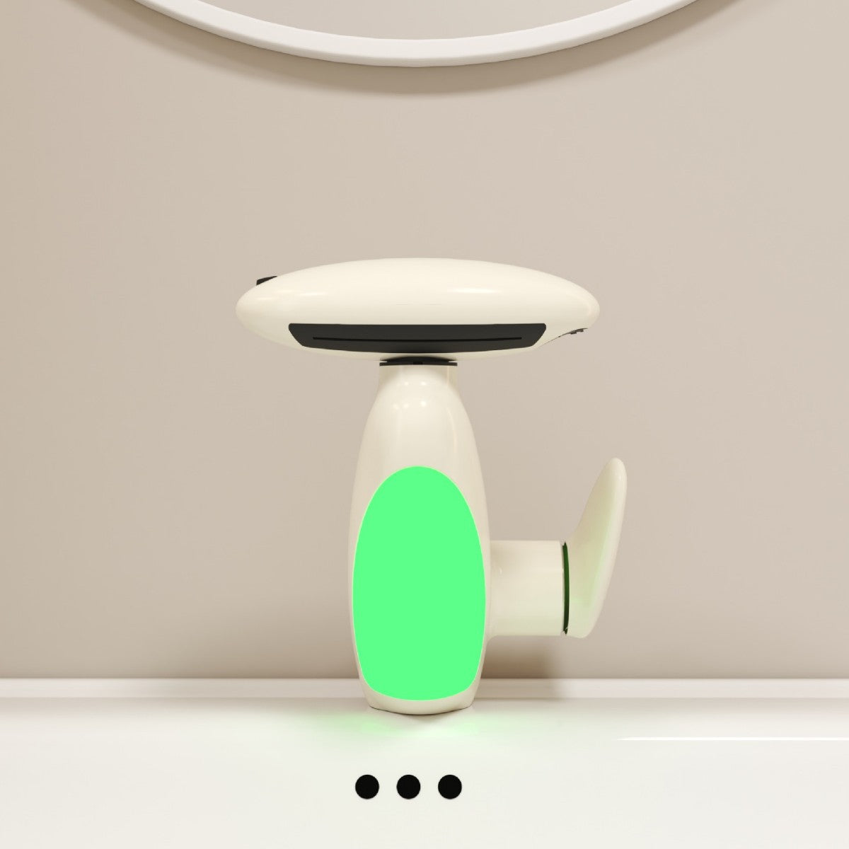 Penguin Pull-Out Faucet with Ambient Light for Bathroom Sink